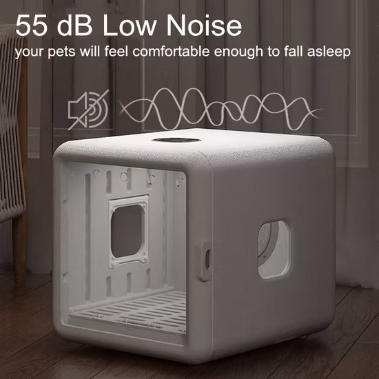 대용량 디지털 제어 UV 살균 애완 동물 헤어드라이어