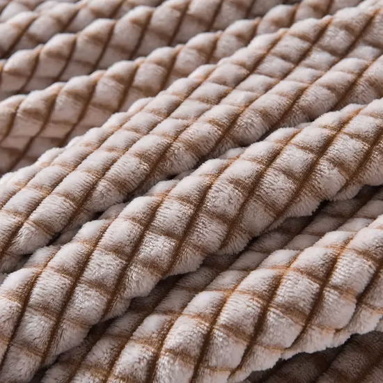 맞춤형 좋은 색상 견뢰도 옥수수 그리드 애완견 푹신한 침대 랩 플러시 아늑한 양모 격자 무늬 던지기 담요